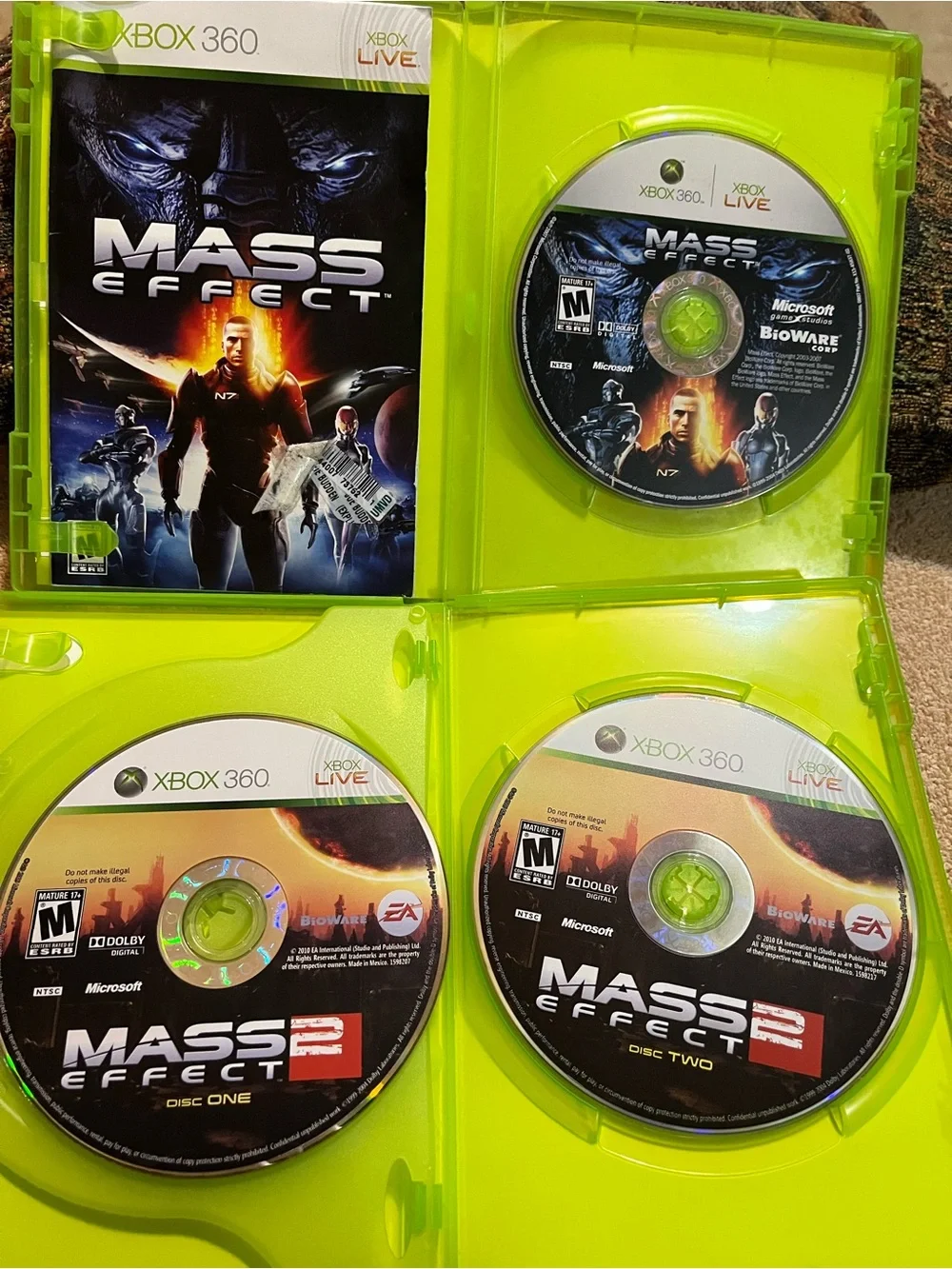Microsoft Xbox 360 Mass Effect and Mass Effect Bundle